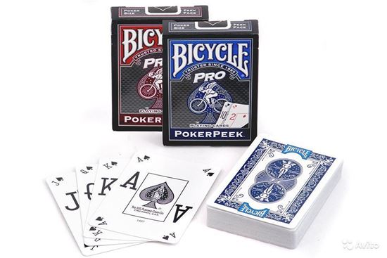 Изображение Bicycle: Pro PokerPeek 54 шт, пласт покр