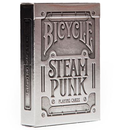 Изображение Bicycle: Steam punk silver 54 шт, пласт покр