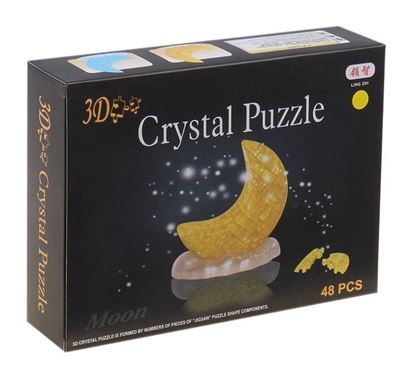 Изображение Crystal Puzzle: Головоломка 3D "Месяц" арт.9017