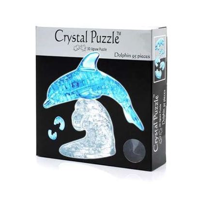 Изображение Crystal Puzzle: Головоломка 3D "Дельфин" на подста