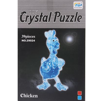Изображение Crystal Puzzle: Головоломка 3D "Петушок" арт.29024