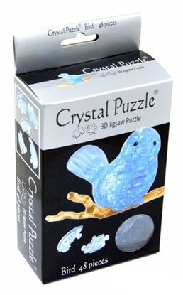 Изображение Crystal Puzzle: Головоломка 3D "Птичка на ветке"