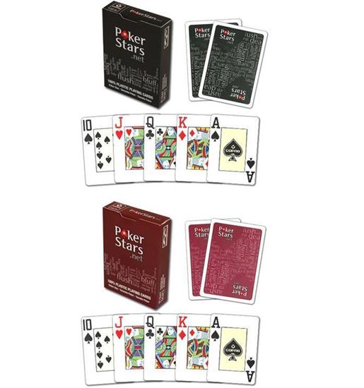 Изображение Poker stars:  Карты 54 пластиковые ( 2 колоды)